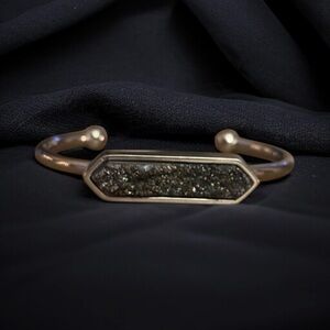 Kingsley Armelle Raven Quartz cuff bracelet